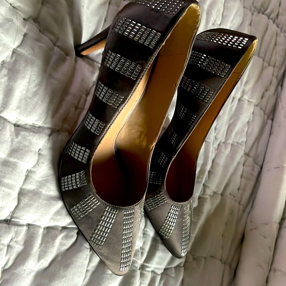 Antonio Melani Metallic Dress Pumps